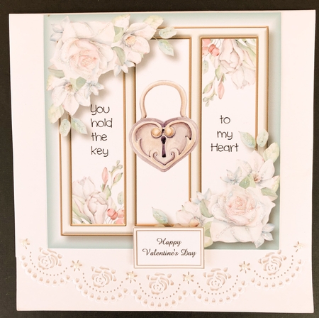 you hold the key to my heart 8x8 by Engela Conradie