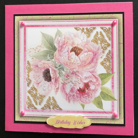 4, Stunning Card fronts , Flowers and Lace  by Engela Conradie