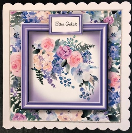 Framed Bouquet 1 by Engela Conradie