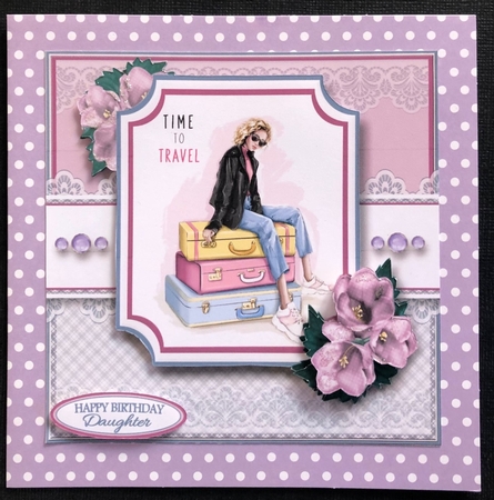 8x8 Time to Travel Mini Kit - x4 A4 sheets  by Engela Conradie