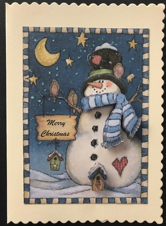 Christmas Snowman. by Engela Conradie