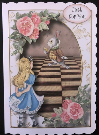 Alice & The White Rabbit A5 by Engela Conradie