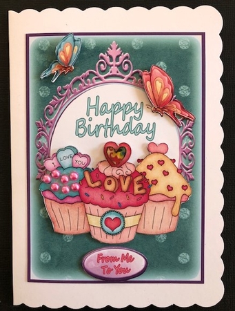 Happy Birthday Cupcake design #2 by Engela Conradie