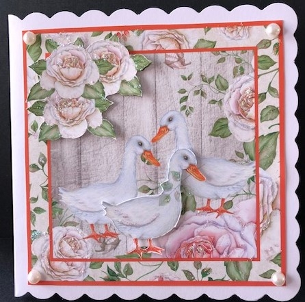 Goosey Goosey Gander 7x7 Card Topper by Engela Conradie