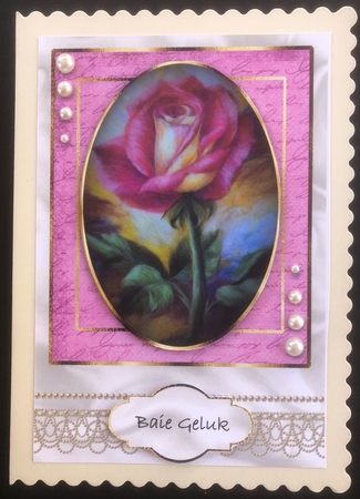 Happy Birthday Floral card by Engela Conradie