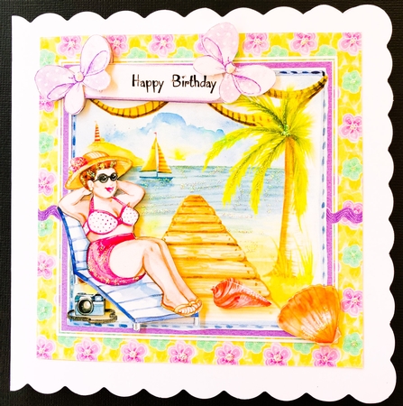 Happy birthday mum/mom - at the beach by Engela Conradie