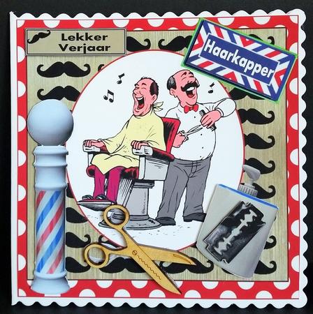 Barber Shop Music with Decoupage by Engela Conradie