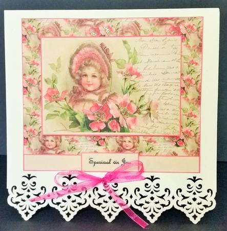 Vintage Little Lady by Engela Conradie