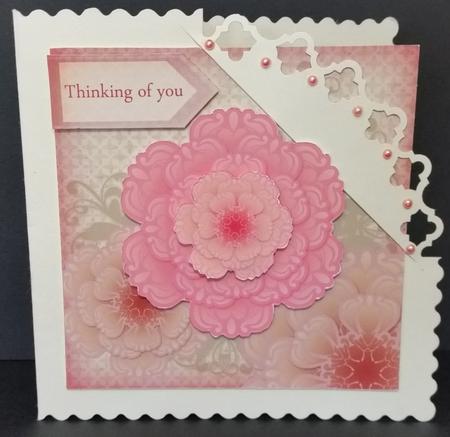 Vintage Pinks and Brown Floral Topper by Engela Conradie
