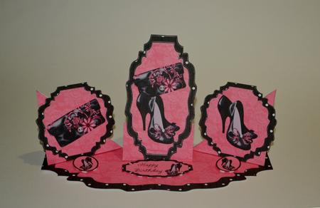 Triple Twist Easel Card - Tres Chic by Erica D Philip