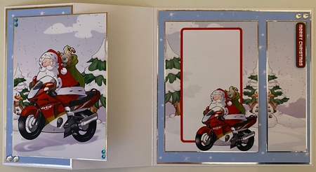 Motorbike Santa by Erika Sissons