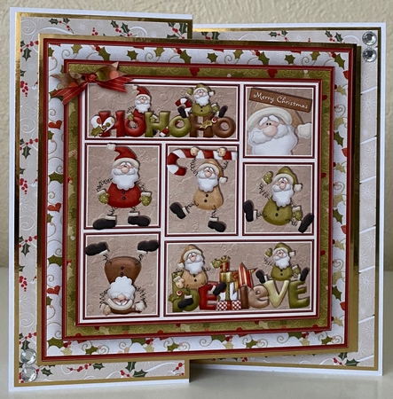 Jolly Santas Mini Kit by Erika Sissons