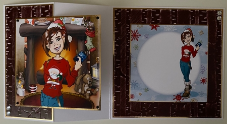 Teen Text Dudess Christmas 7x7 Insert by Erika Sissons