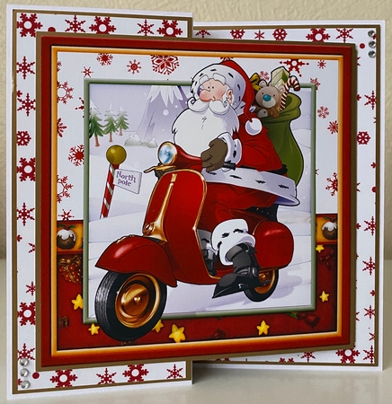 Moped Santa 4 Sheet Mini Kit by Erika Sissons