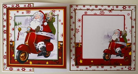 Moped Santa 4 Sheet Mini Kit by Erika Sissons