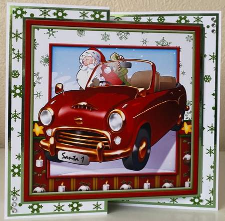Santas New Sleigh 4 Sheet Mini Kit by Erika Sissons