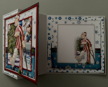 Christmas Broken Leg Dude 4 Sheet Mini Kit by Erika Sissons