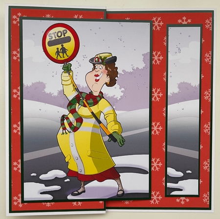 Christmas Lollipop Lady Dudess  by Erika Sissons