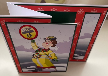 Christmas Lollipop Lady Dudess  by Erika Sissons
