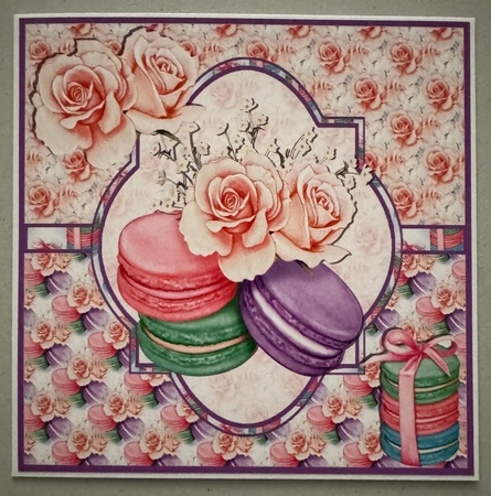 Macaroons and roses by Erika Sissons