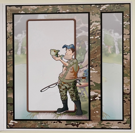 Fishing Dude 2 (Camo) Insert by Erika Sissons