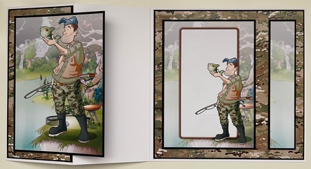 Fishing Dude 2 (Camo) Insert by Erika Sissons