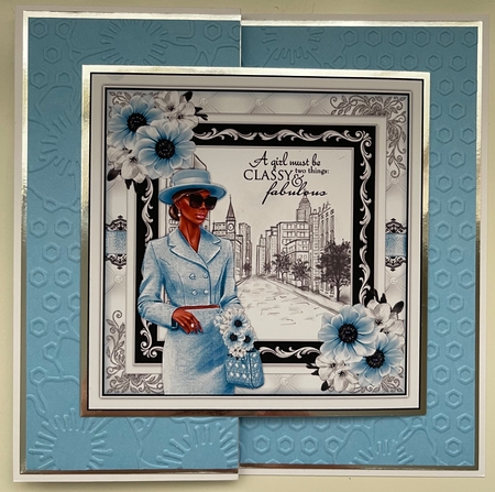 Fabulous In Blue Ethnic Mini Page Kit - By Request by Erika Sissons