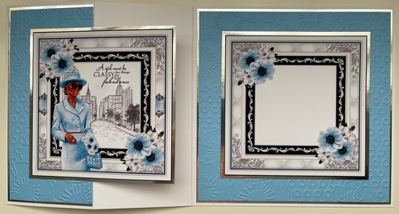 Fabulous In Blue Ethnic Mini Page Kit - By Request by Erika Sissons