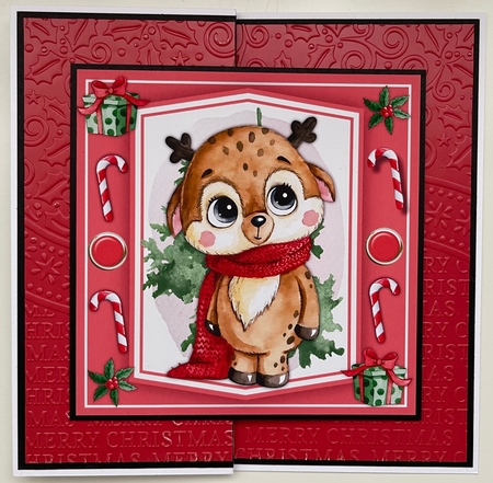 7x7 Mini Kit, Gorgeous Christmas Reindeer by Erika Sissons