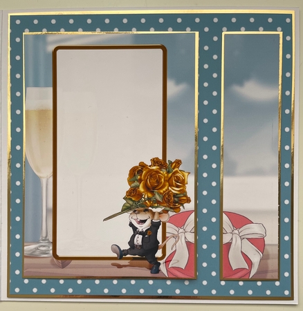 Mr Golden Anniversary Mouse insert by Erika Sissons