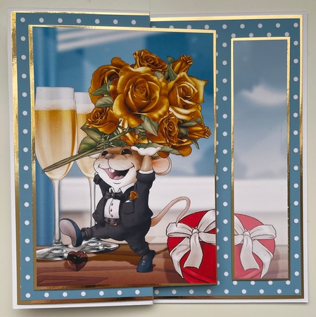 Mr Golden Anniversary Mouse insert by Erika Sissons