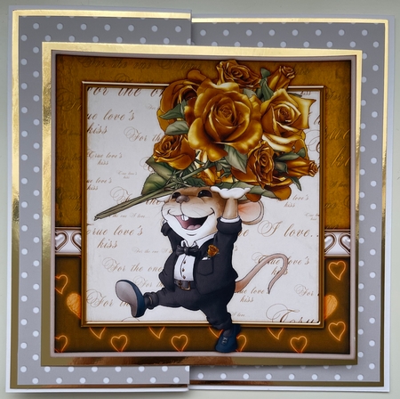 Mr Golden Anniversary Mouse 4 Sheet Mini Kit by Erika Sissons