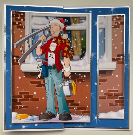 Window Cleaner Dude Christmas by Erika Sissons