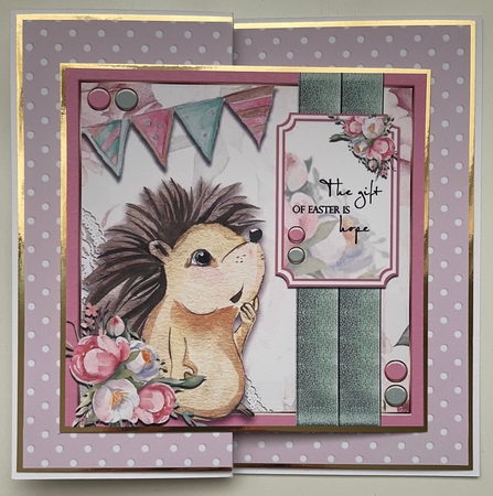 Pink Easter Animals Three  by Erika Sissons