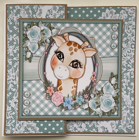 7x7 Mini Kit Gorgeous Giraffe by Erika Sissons