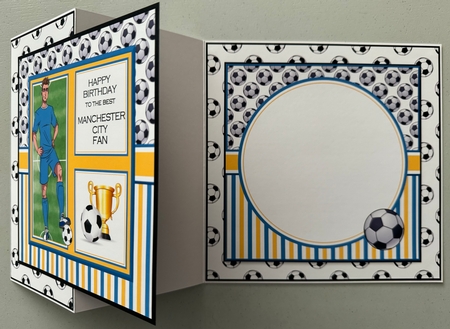 8x8 Manchester City Decoupage Mini Kit - x5 A4 sheets  by Erika Sissons