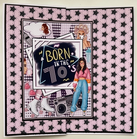 Born In The 70s Mini Page Kit by Erika Sissons