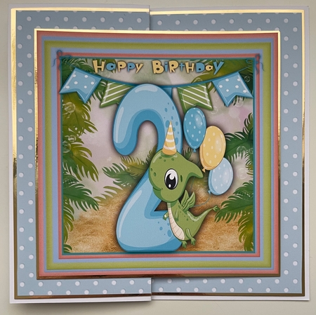 7x7 Mini Kit , Dinos 2ndt Birhday by Erika Sissons