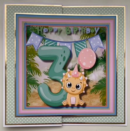 7x7 Mini Kit , Dinos 3rd Birhday by Erika Sissons