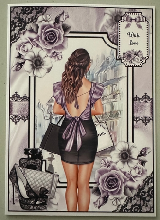 Satin And Lace Bumper Mini Page Kits by Erika Sissons