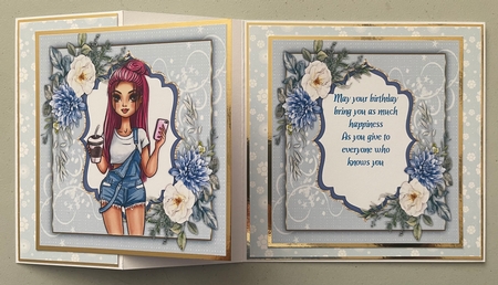 8X8 Mini Kit , Lovely Coffee Girl 2 by Erika Sissons