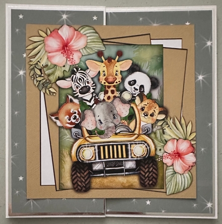 8x8 Mini Kit ,Gorgeous Safari Gang  3 by Erika Sissons