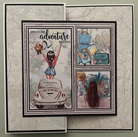 The Adventure Begins 02 Mini Page Kit by Erika Sissons
