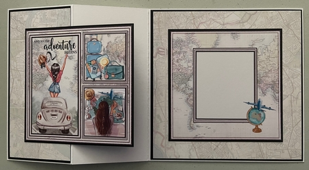 The Adventure Begins 02 Mini Page Kit by Erika Sissons