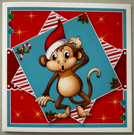 Cheeky Monkey Christmas Wishes by Erika Sissons