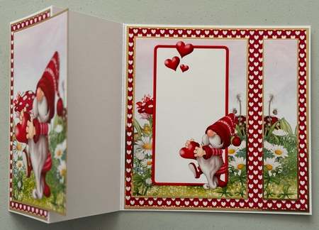 Valentines Day Gnome Heart by Erika Sissons
