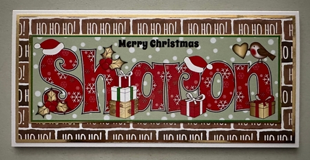 Christmas SHARON large dl  by Erika Sissons