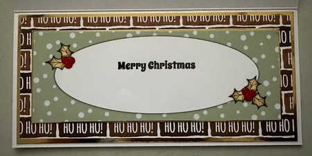Christmas SHARON large dl insert by Erika Sissons