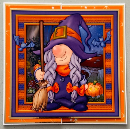 Halloween Gnome Witch 4 Sheet Mini Kit by Erika Sissons