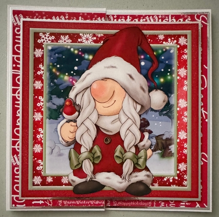 Mrs Santa Gnome 4 Sheet Mini Kit by Erika Sissons